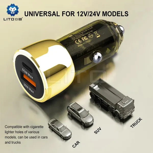 95W Car Charger by MobiCare4U