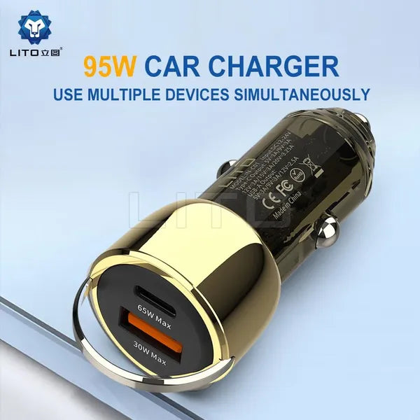 95W Car Charger by MobiCare4U