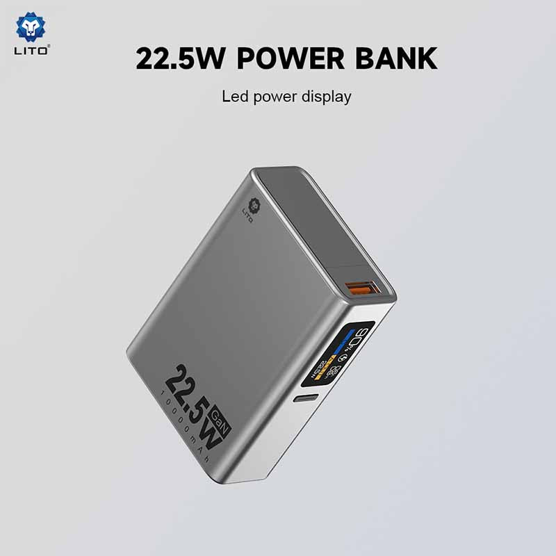 LITO LP05 22.5W GaN Fast Charging Power Bank