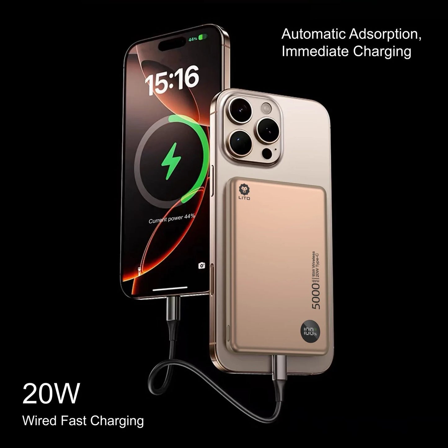 Slim Metal Powerbank 5000Mah