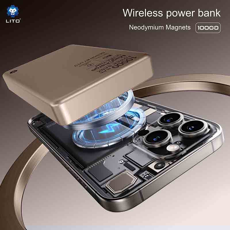 LITO LP01 10000mAh Magnetic Power Bank