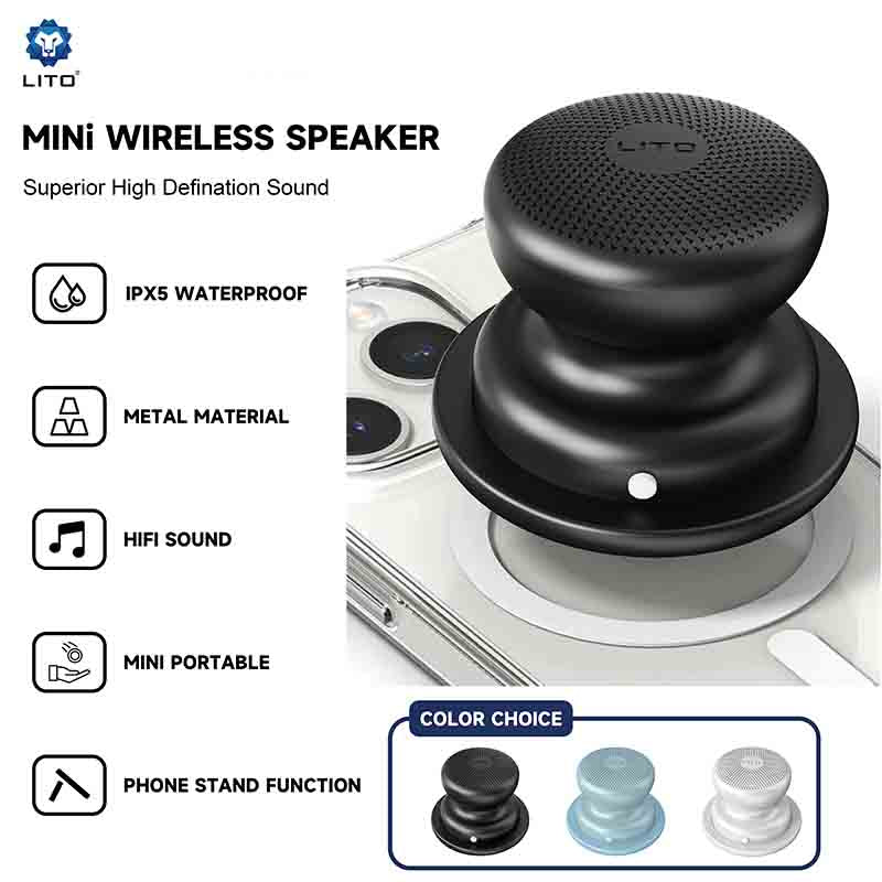 Lito LS04 Portable Powerful Magnetic Mini Wireless Speaker