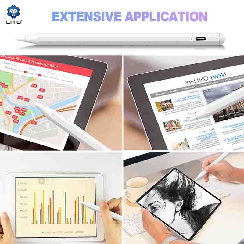 LITO P4 Custom Bluetooth Metal Magnetic Active Stylus Pen for iPad: Precision Meets Portability