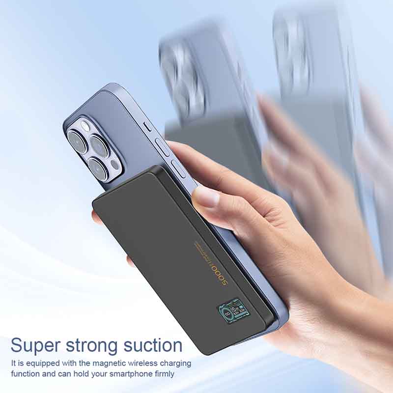 LITO LP07 15W Ultra Thin 3in1 Magnetic Power Bank