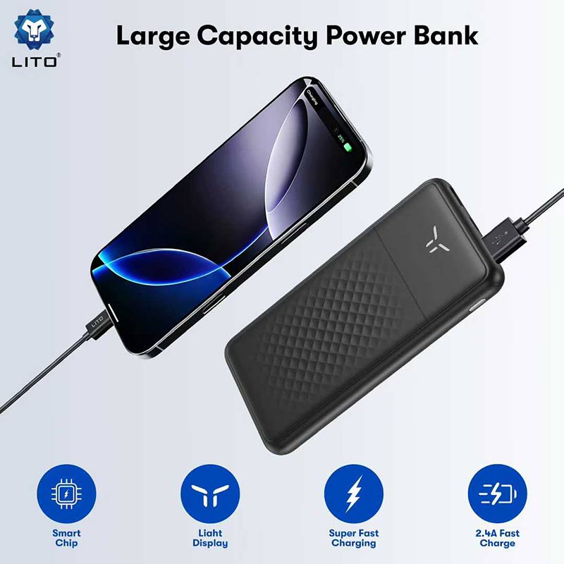 Fast Charging Power Bank – 5V/2.4A Output