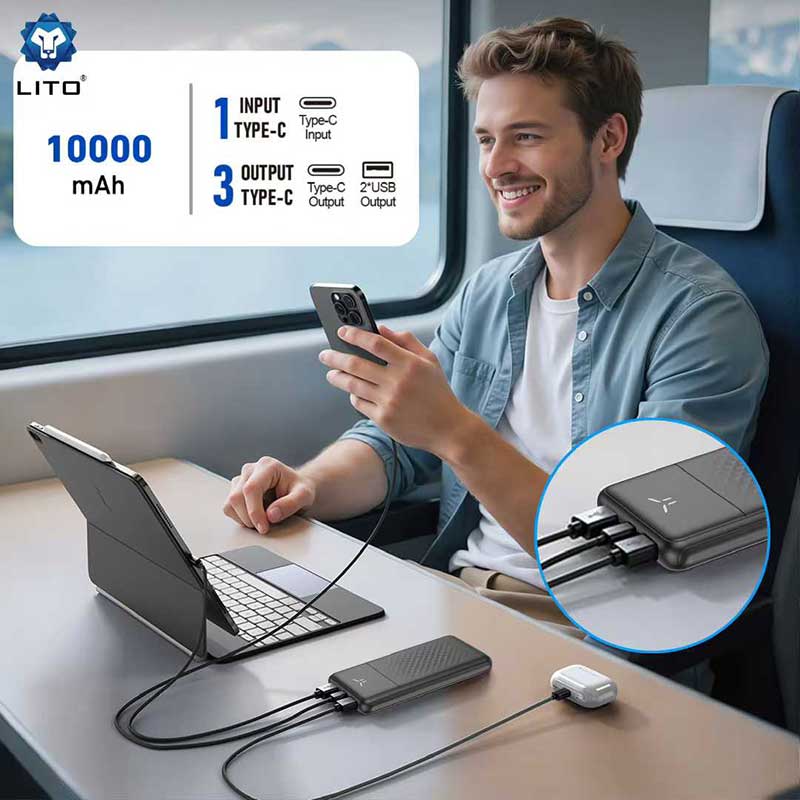 Fast Charging Power Bank – 5V/2.4A Output