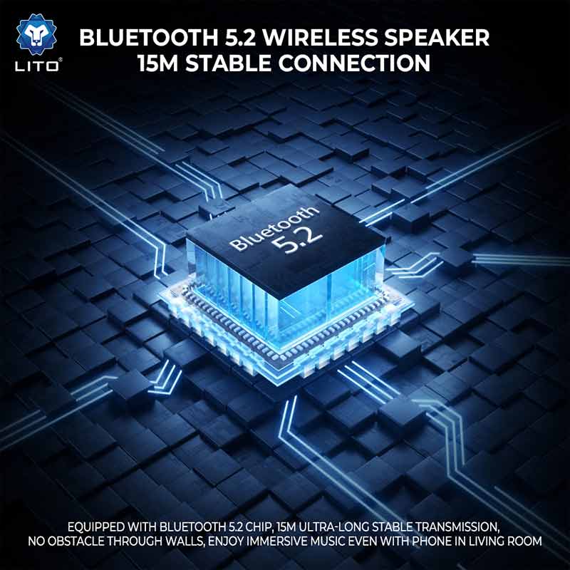 LITO LS13 30W Portable Bluetooth Speaker with Compact Design and Stereo Sound
