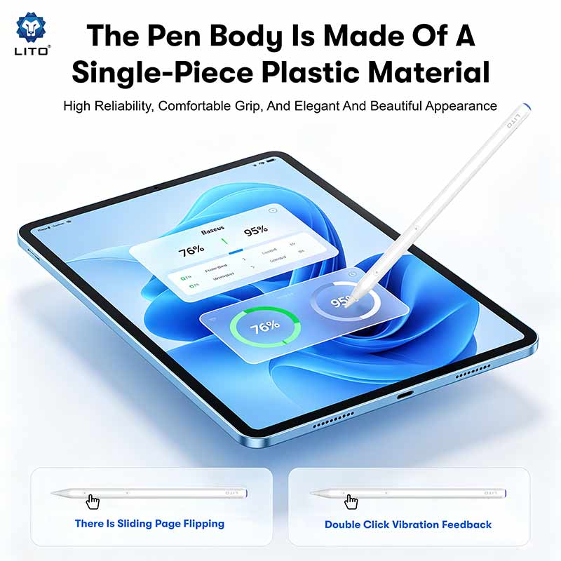 LITO K9 Palm Rejection Magnetic Active Stylus Pencil for iPad