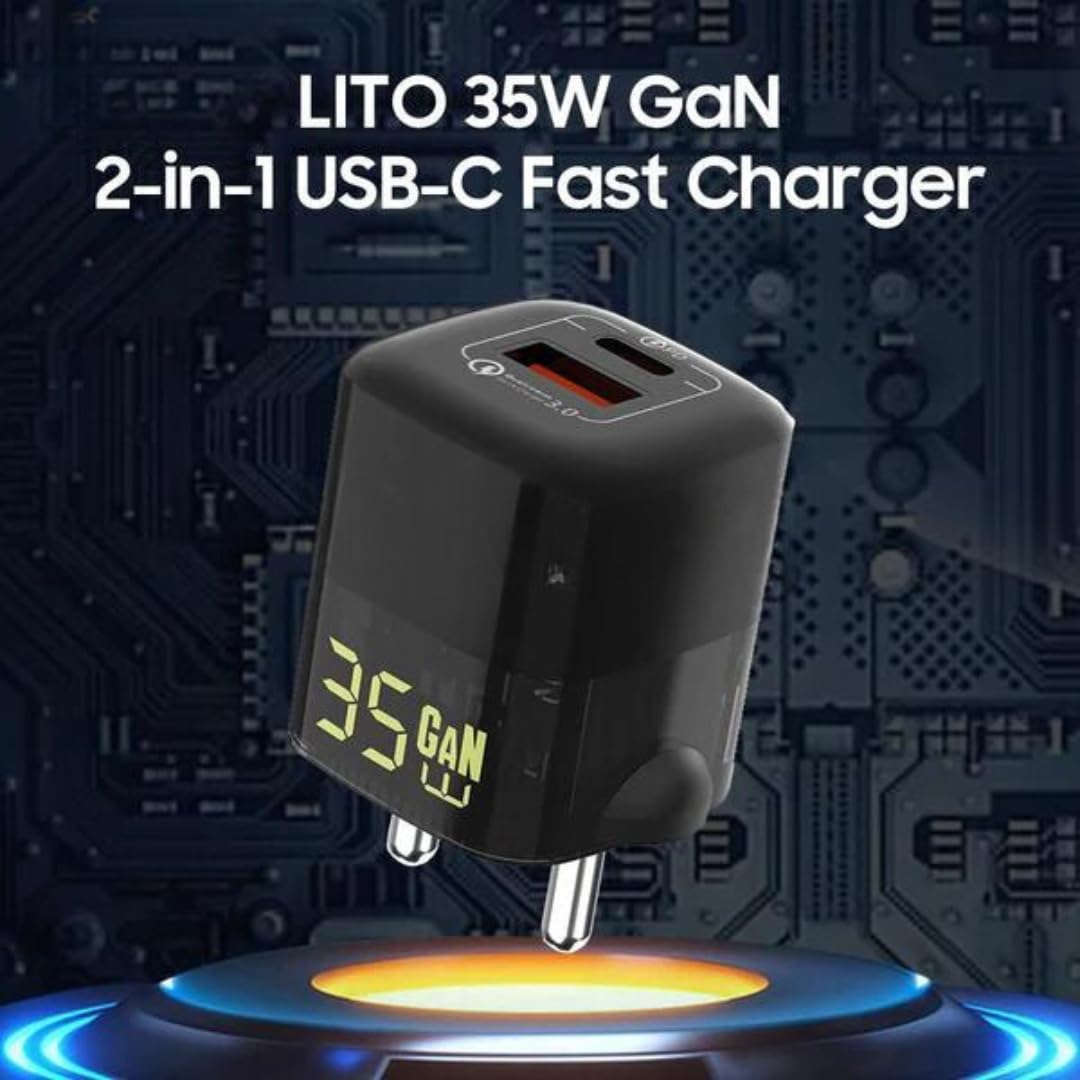Lito 35w Fast GaN Charger For Mobile Phone