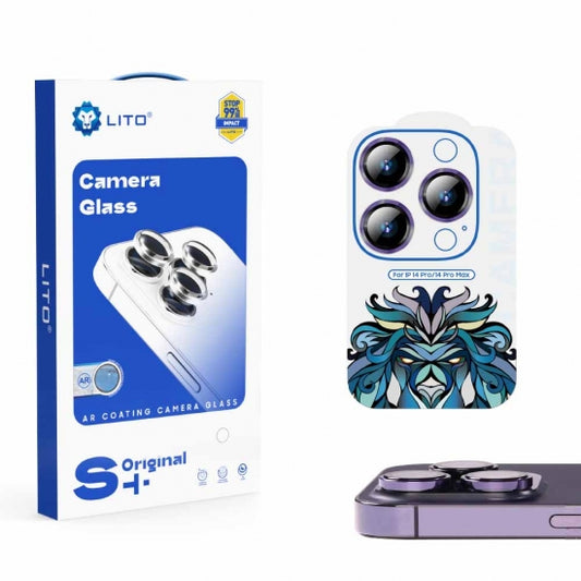 Lito S+ Newest High-Quality Metal Camera Lens Glass for iPhone 13 to 15