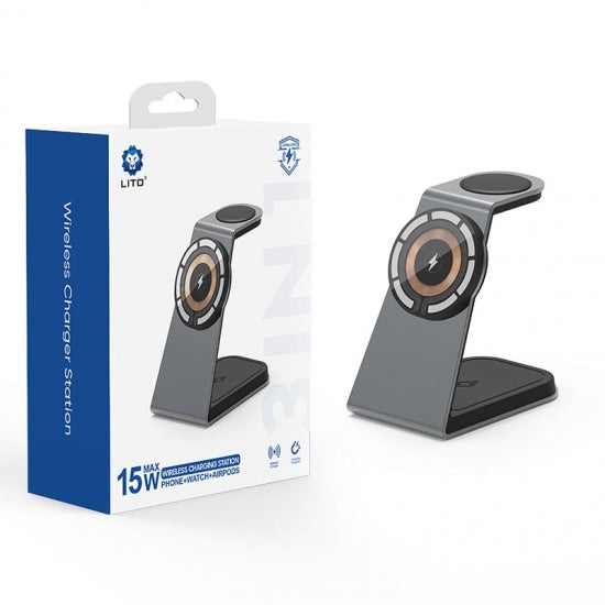 LITO 3 in 1 wireless magnetic charger