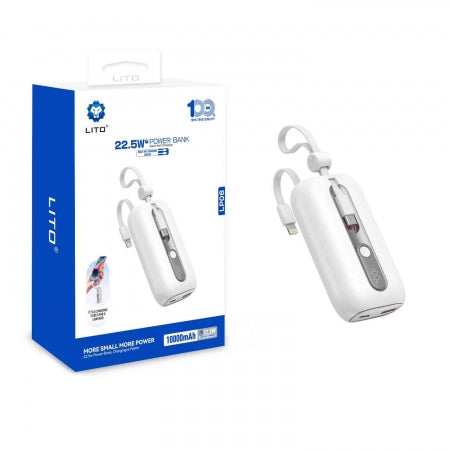 LITO LP06 22.5W 10000mAh Power Bank with Cable