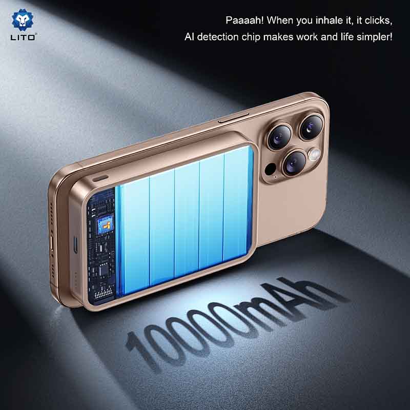 LITO LP01 10000mAh Magnetic Power Bank
Discover the LITO LP01 10000mAh Magnetic Power Bank: a high-capacity, travel-friendly power bank with strong magnets for easy, reliable charging on the go.