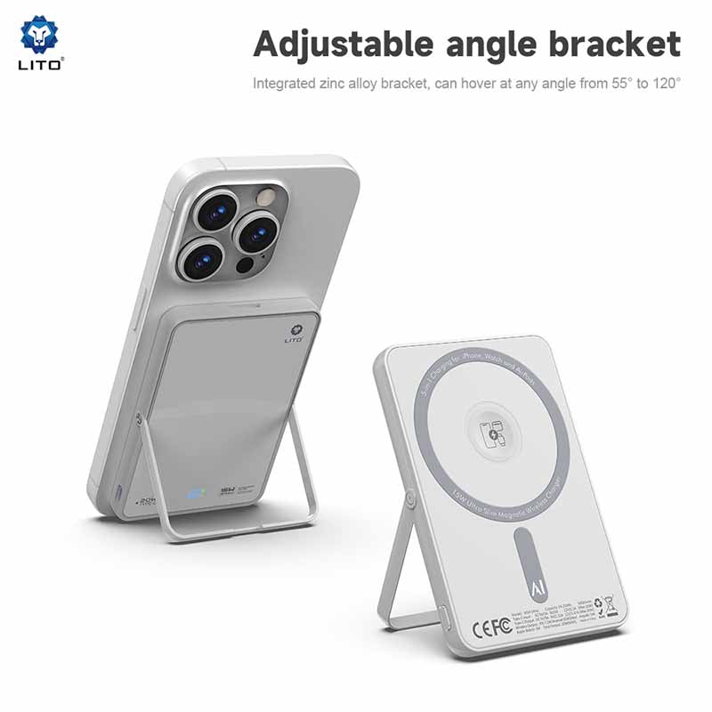 LITO LP03 15W Ultra AI 5in1 Magnetic Power Bank