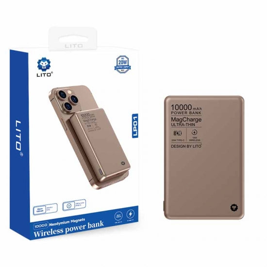 LITO LP01 10000mAh Magnetic Power Bank
Discover the LITO LP01 10000mAh Magnetic Power Bank: a high-capacity, travel-friendly power bank with strong magnets for easy, reliable charging on the go.